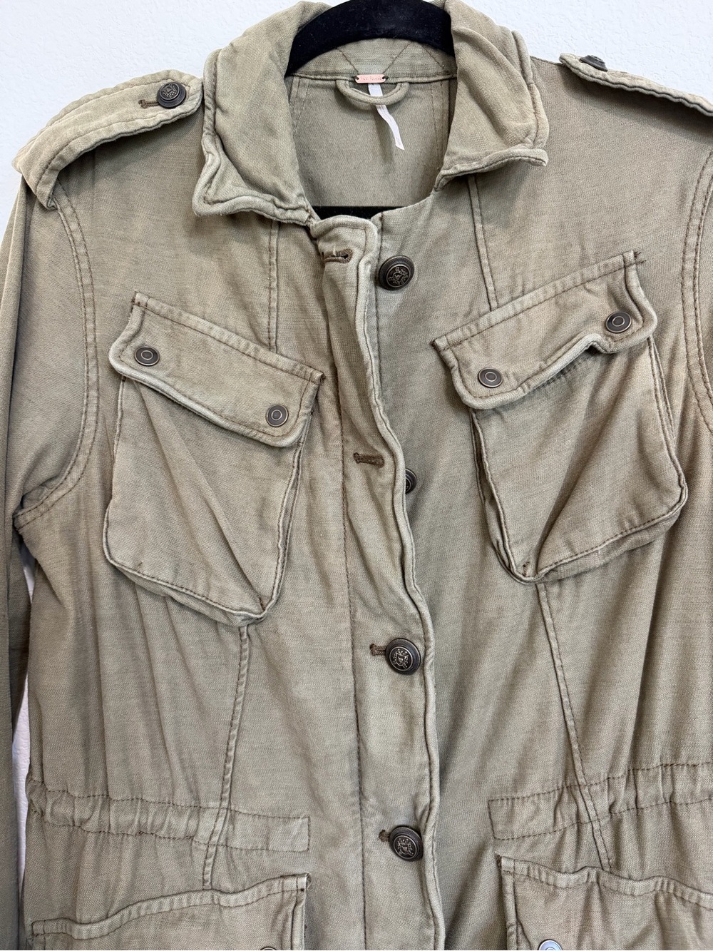 Free People Not Your Brother's Surplus Military Utility Jacket Size XS